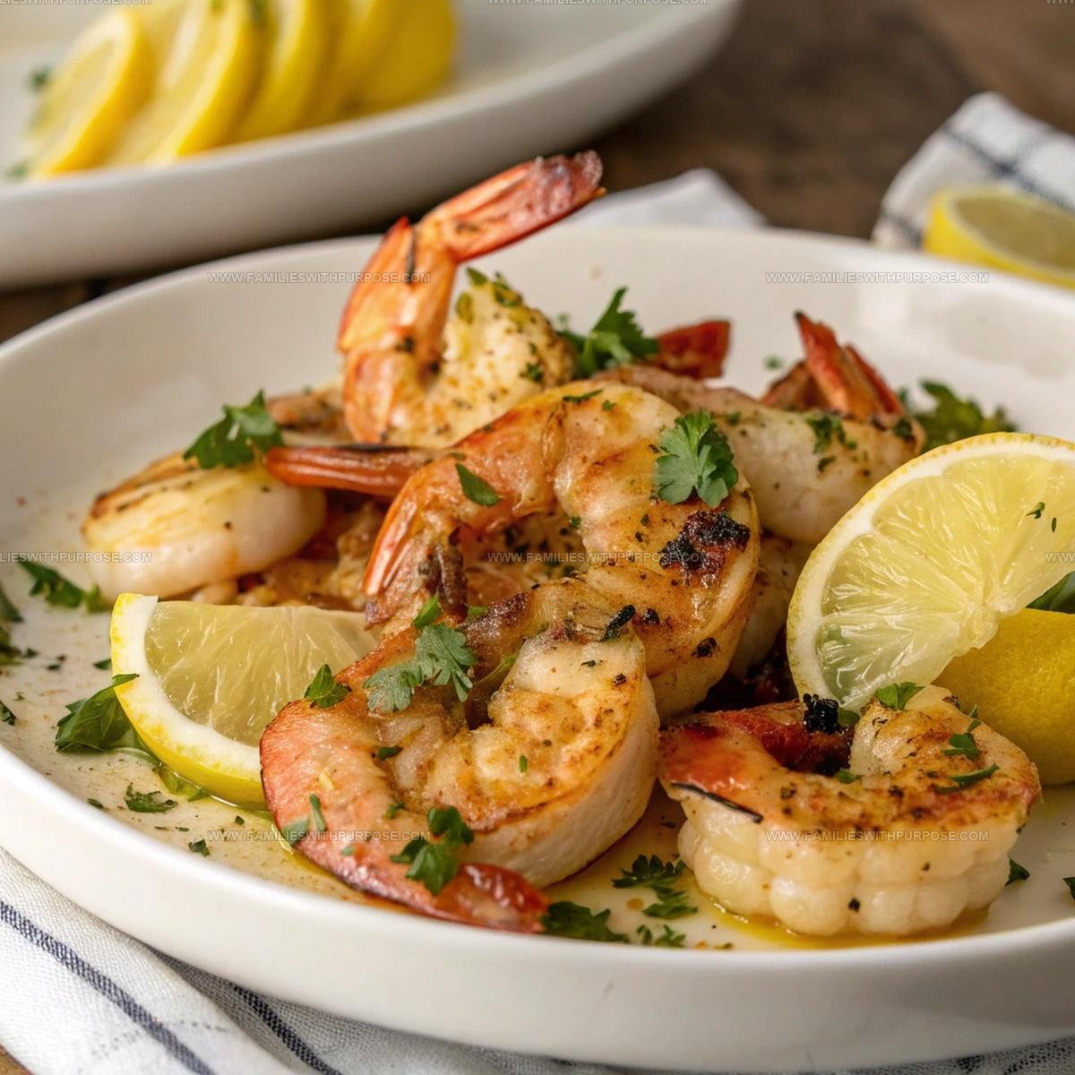 Skillet-Zesty Lemon Garlic Shrimp Recipe