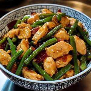 Ginger-Garlic Chicken Green Bean Stir Fry Recipe