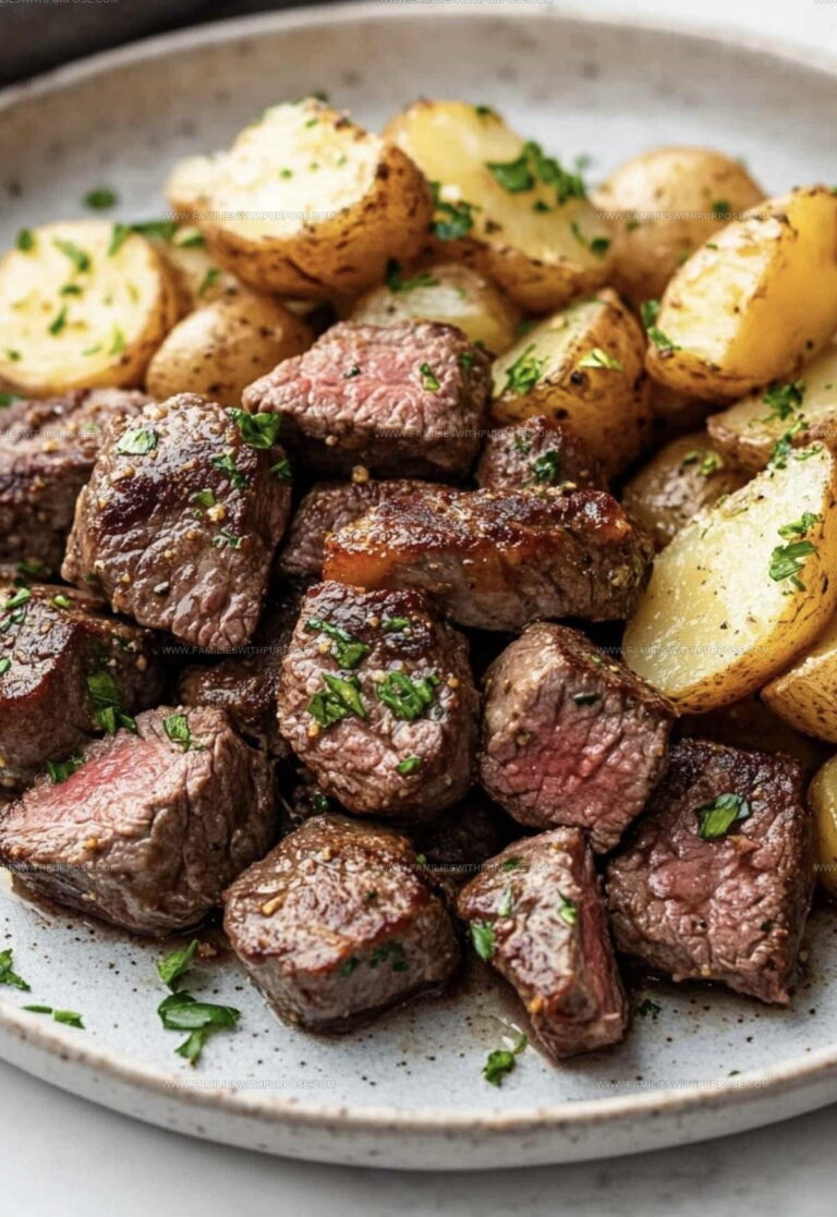 Garlic Butter Steak Potatoes Recipe