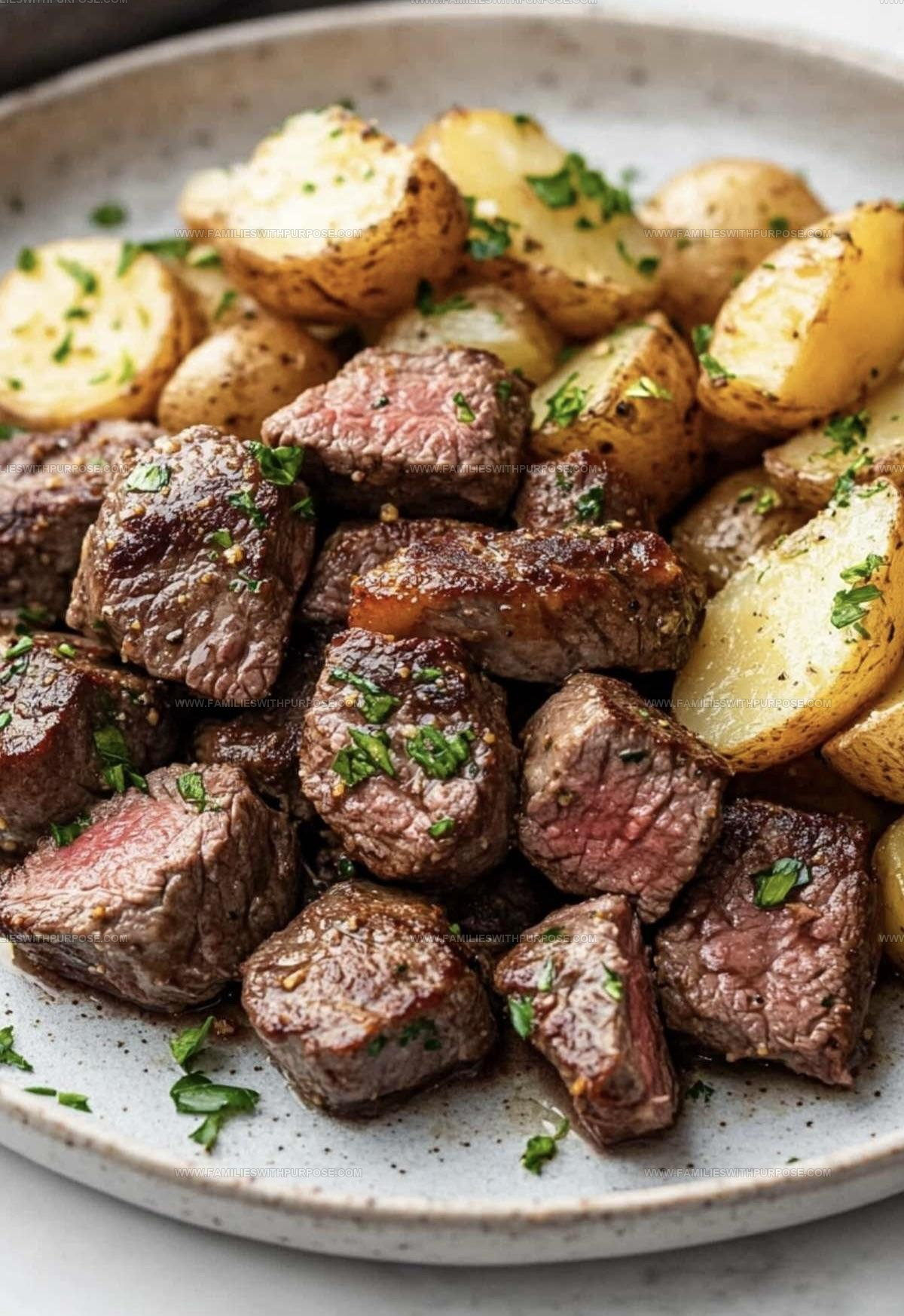 Garlic Butter Steak Potatoes Recipe