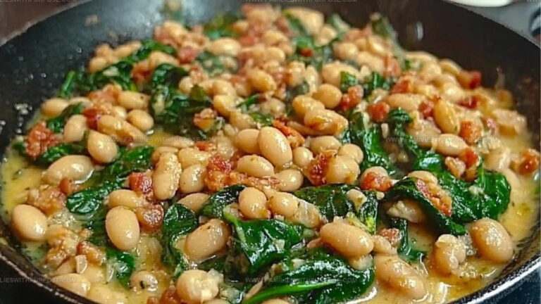 Marry Me White Bean and Spinach Skillet Recipe