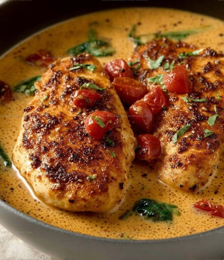 Spinach-Filled Tuscan Chicken Recipe
