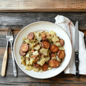 Easy Cabbage and Sausage Skillet Recipe