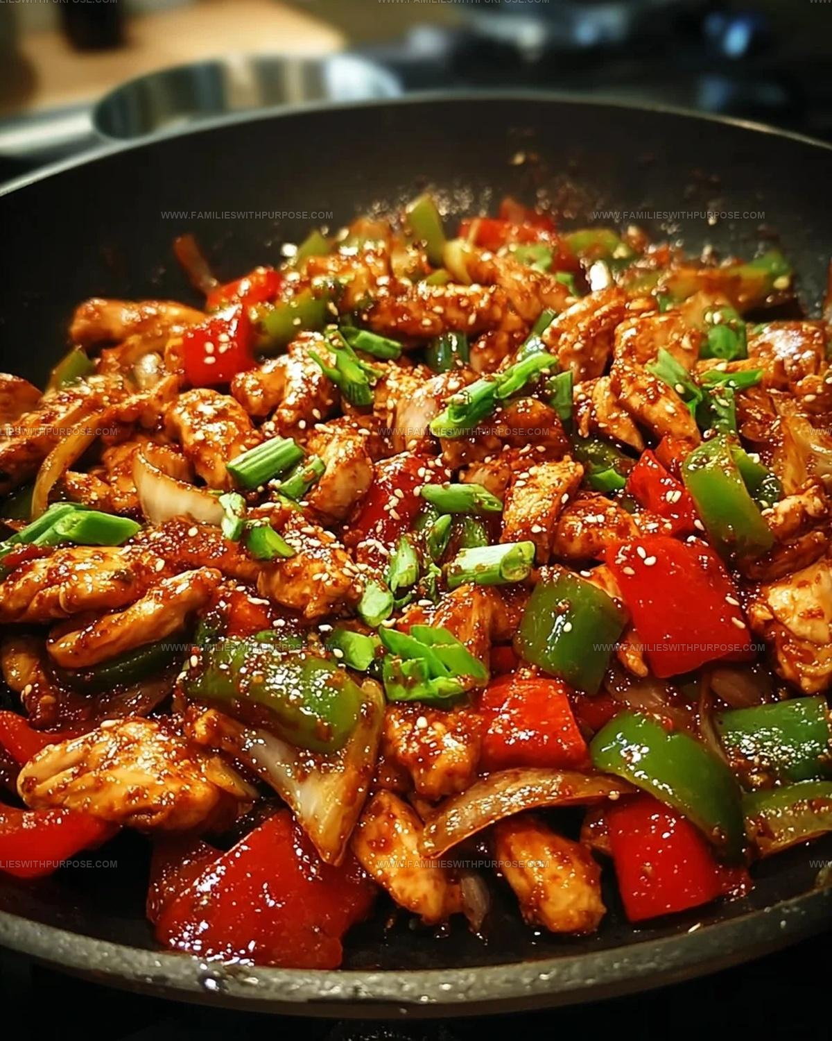 Spicy Korean Chicken Stir Fry Recipe