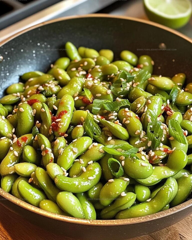 Spicy Garlic Edamame Recipe