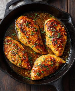 Juicy Honey Garlic Chicken Breasts Recipe