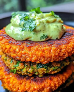 Crispy Sweet Potato Red Lentil Patties Recipe