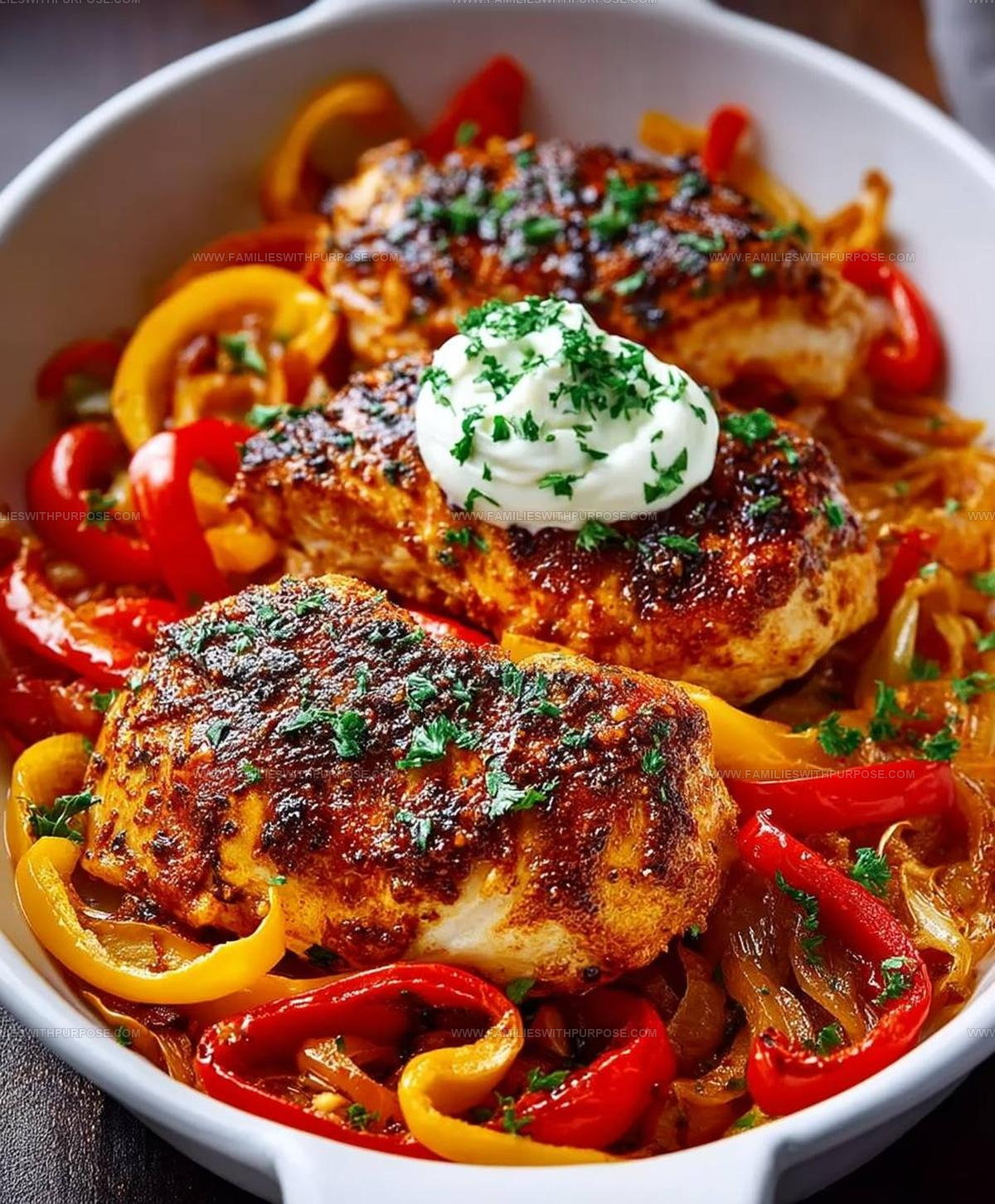 Cajun Chicken Sweet Peppers Recipe