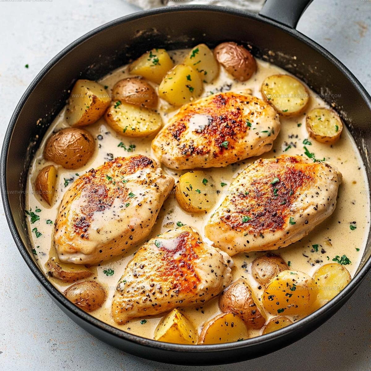 Chicken And Potatoes With Dijon Cream Recipe