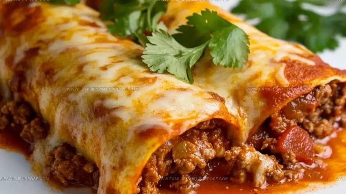 Ground Beef Enchiladas Recipe