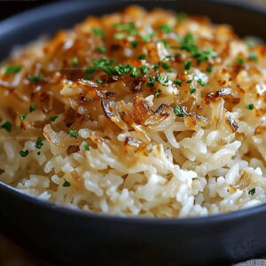 Creamy French Onion Butter Rice Recipe