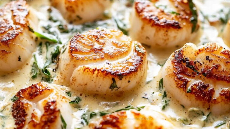 Creamy Tuscan Scallops Recipe