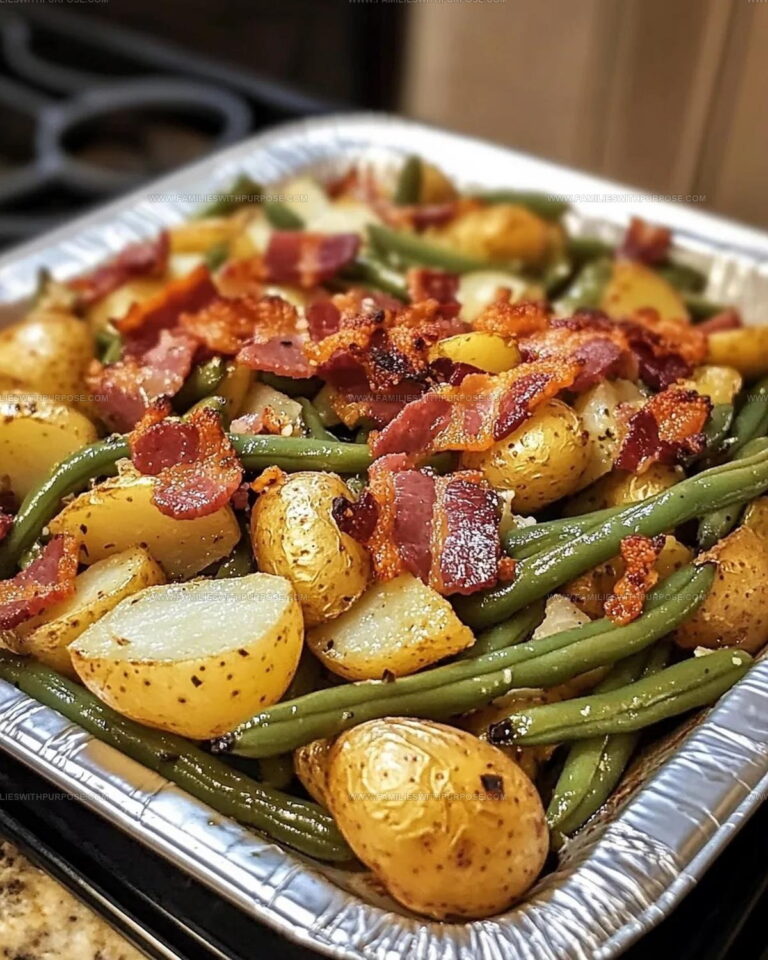 Country Style Ranch Green Beans Potatoes Bacon Recipe