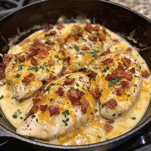 Marry Me Bacon Ranch Chicken Skillet Recipe