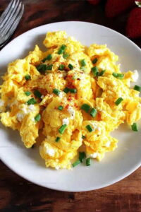 Scrambled Eggs With Cottage Cheese Recipe