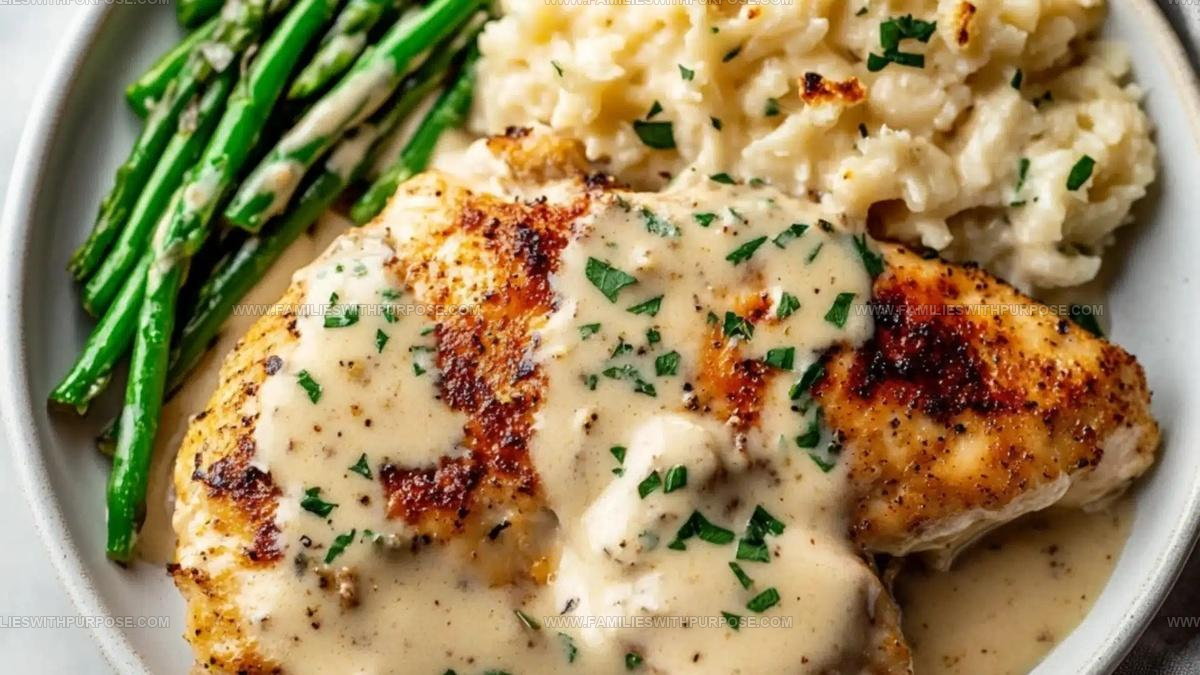 Italian Cream Sauce Garlic Parmesan Chicken Recipe