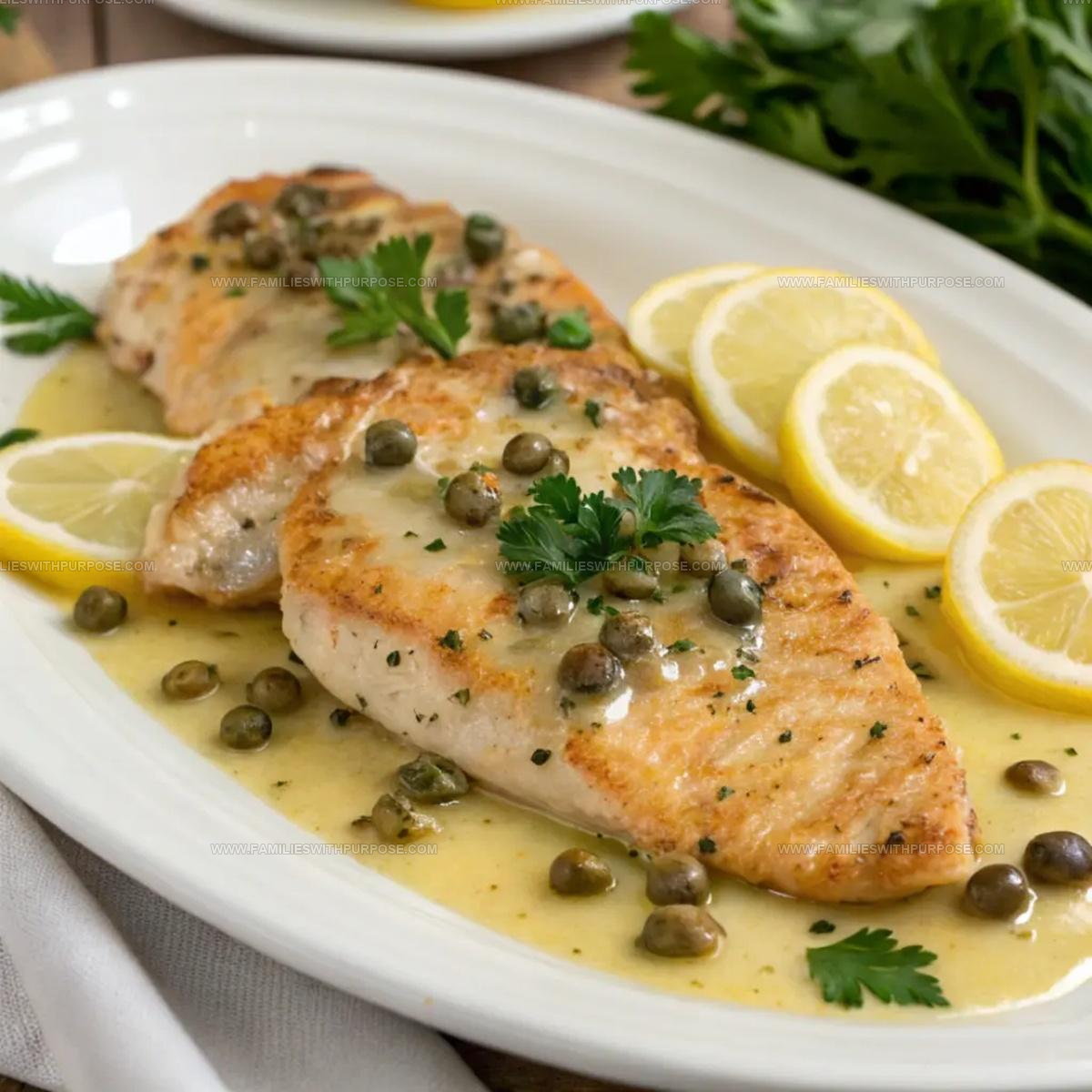 Bright Lemon Caper Chicken Piccata Recipe