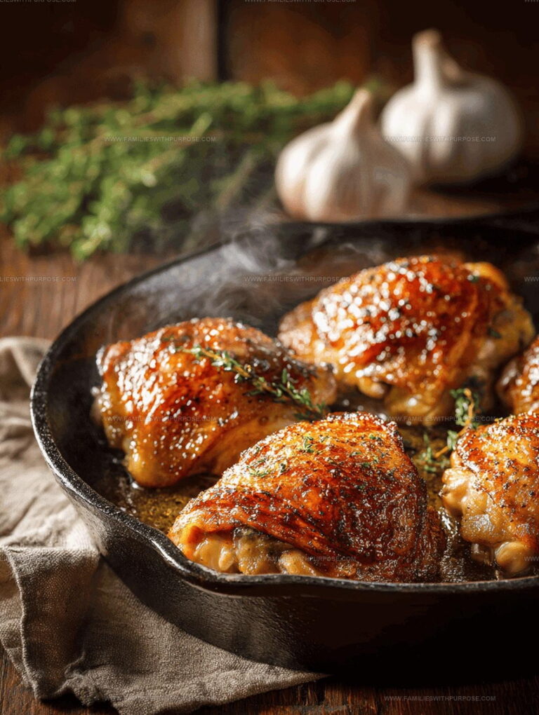 Skillet Chicken Thighs Recipe