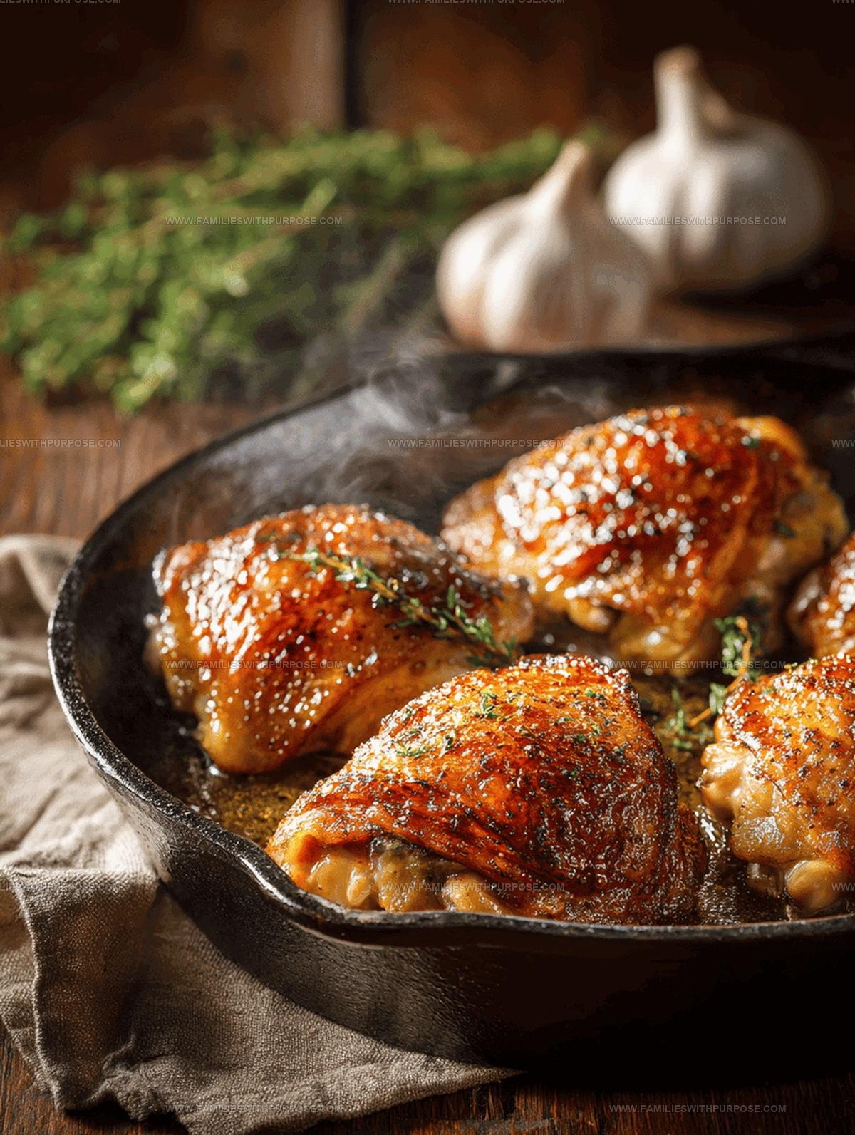 Skillet Chicken Thighs Recipe