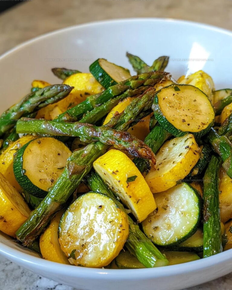 Asparagus with Zucchini and Squash Recipe