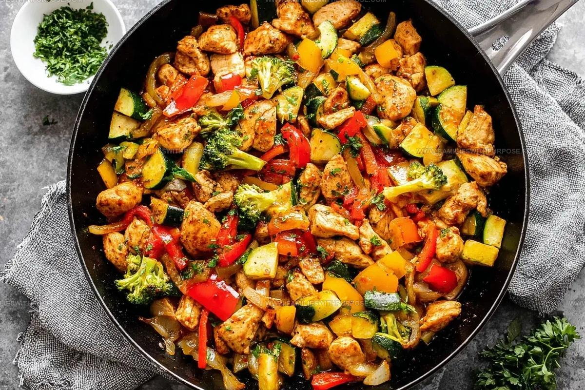 Chicken And Vegetables Skillet Recipe