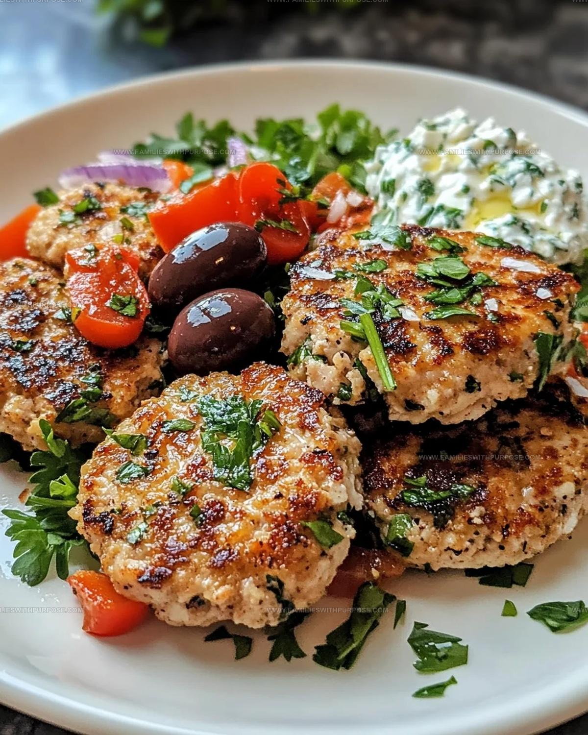 Flavorful Mediterranean Chicken Patties Recipe