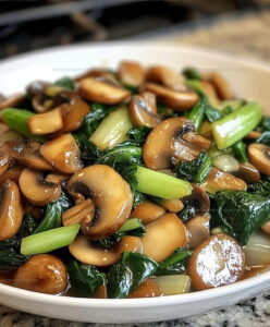 Mushroom Bok Choy Stir Fry Recipe
