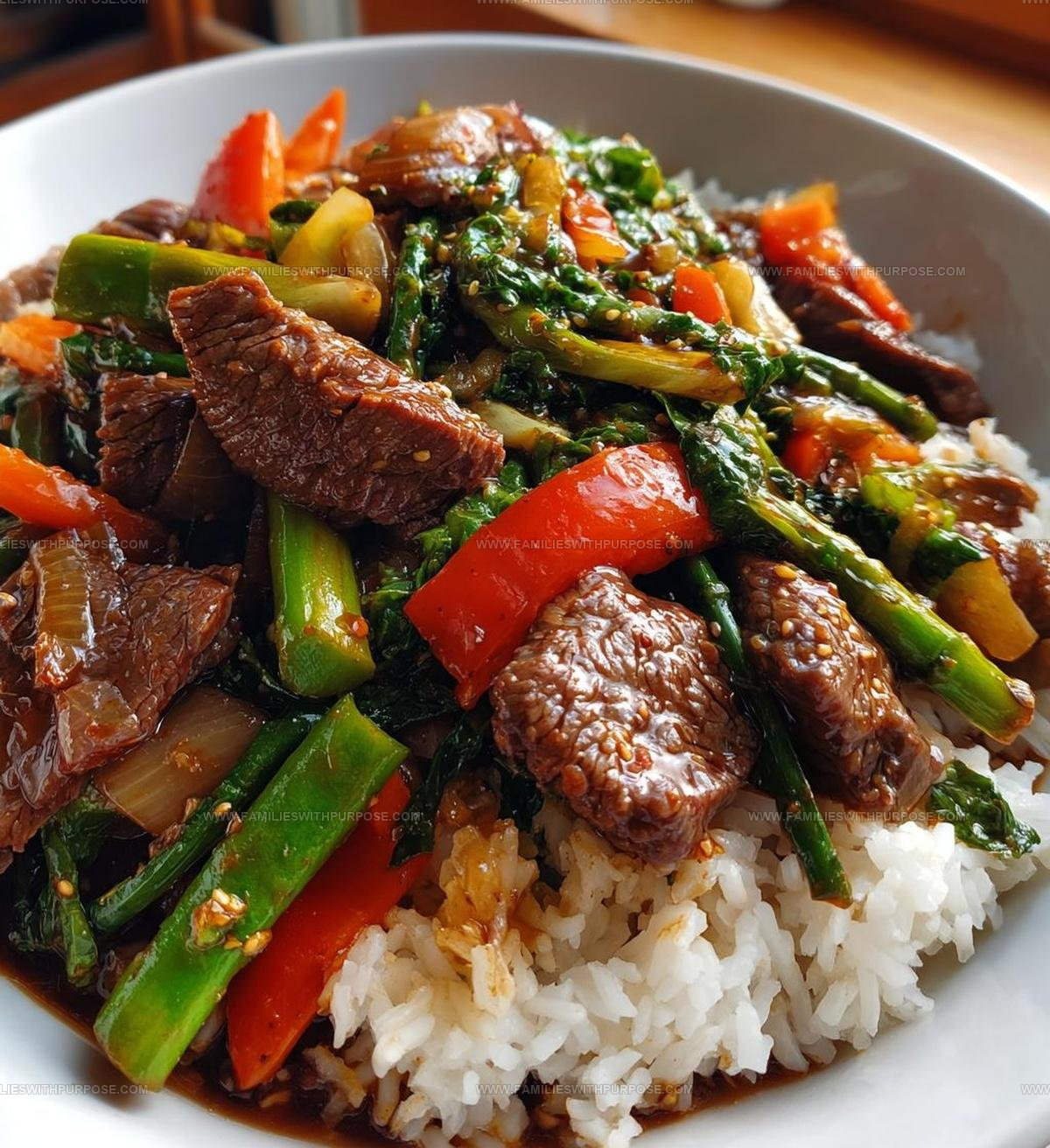 Beef Stir Fry With Rice Recipe