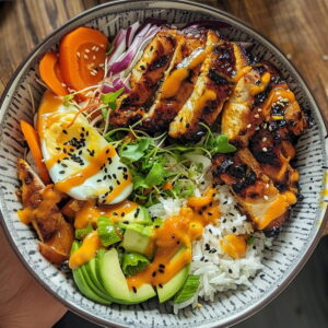 Spicy Maple Chicken and Coconut Rice Recipe