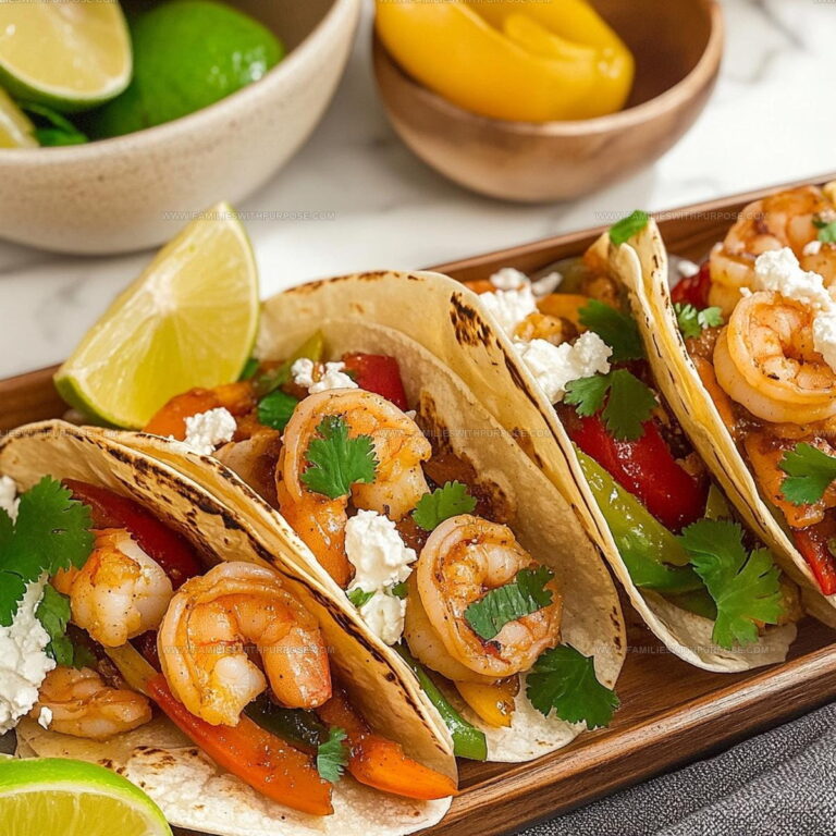 Smoky Shrimp Fajitas Recipe