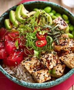 Tofu Avocado Hawaiian Poke Recipe