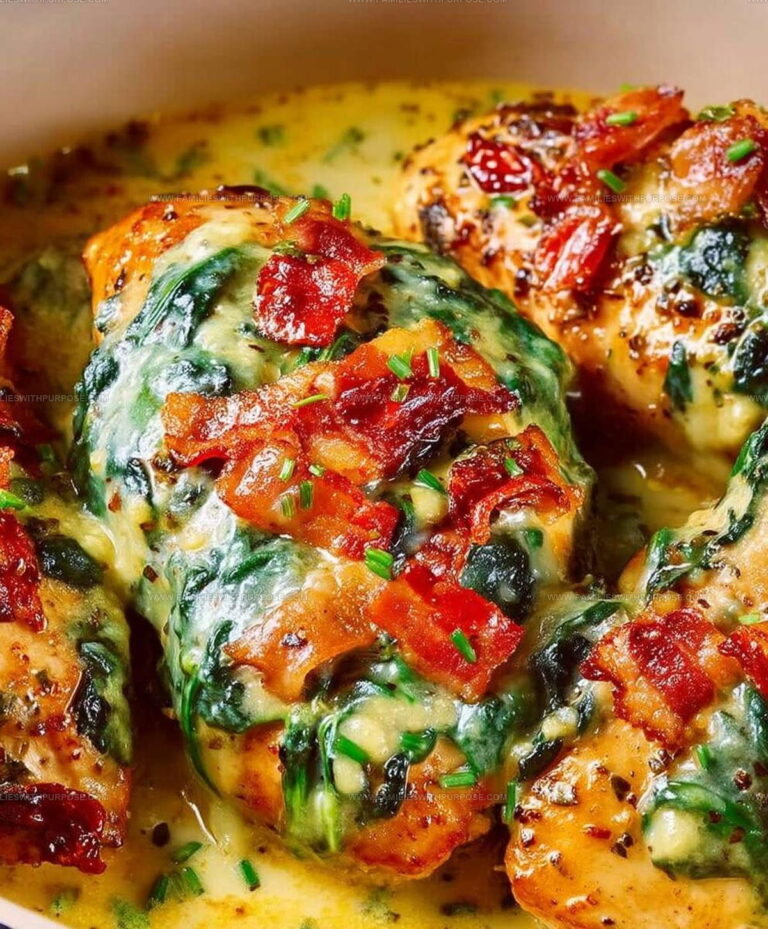 Tomato Spinach Bacon Chicken Recipe