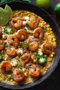 Creamy Shrimp And Corn Skillet Recipe