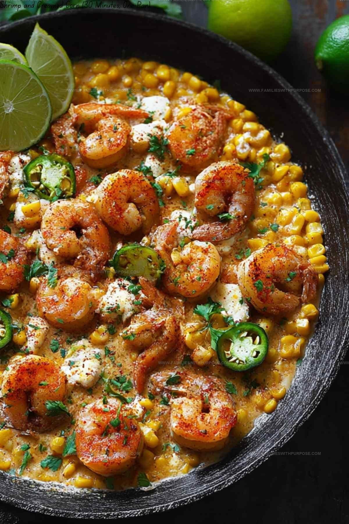 Creamy Shrimp And Corn Skillet Recipe