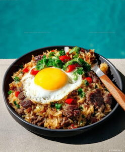 Cheeseburger Fried Rice Recipe
