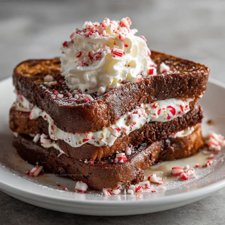 Peppermint Hot Chocolate French Toast Recipe