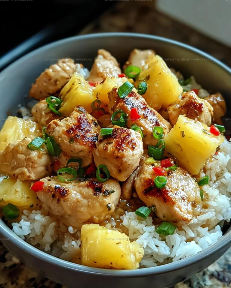 Sweet Glazed Pineapple Chicken And Rice Recipe
