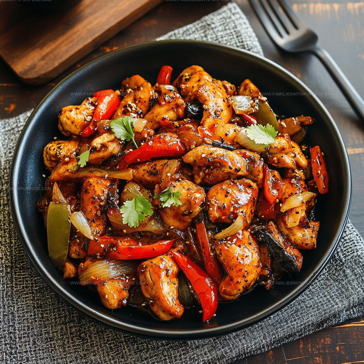 Honey-Glazed Black Pepper Chicken Recipe