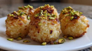 Toasted Coconut Ladoo Recipe