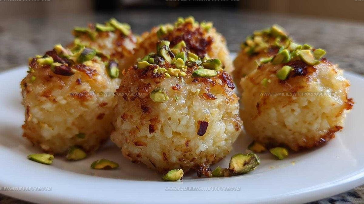 Toasted Coconut Ladoo Recipe