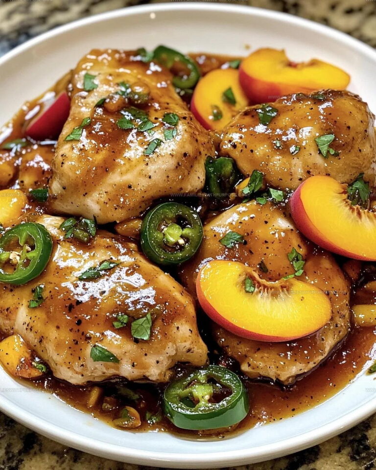 Sweet Heat Jalapeno Peach Chicken Recipe