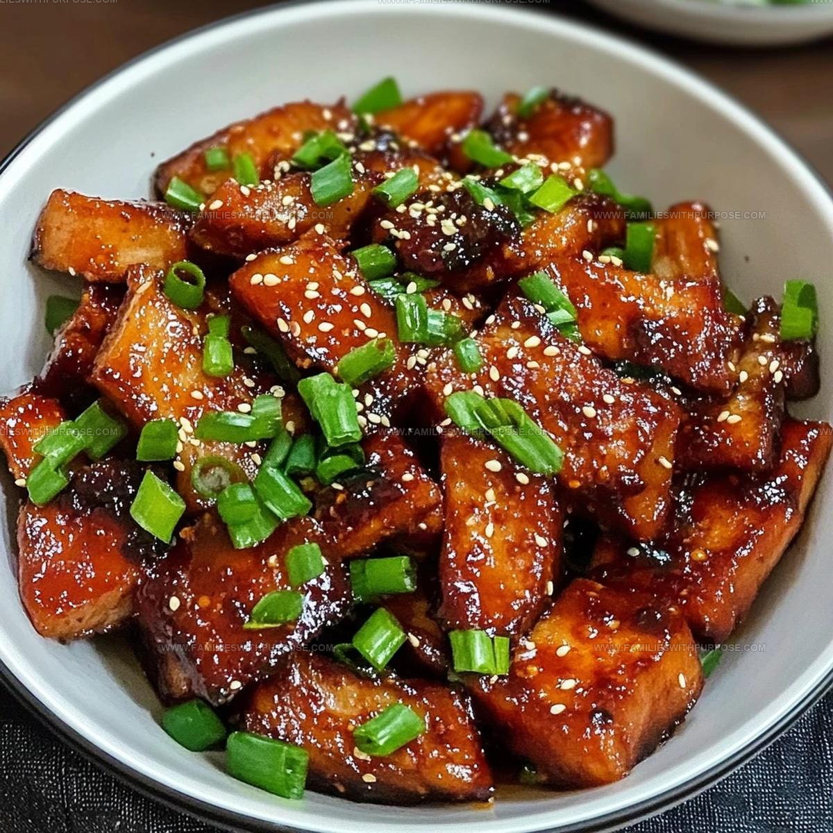 Spicy Korean Pork Belly Stir Fry Recipe