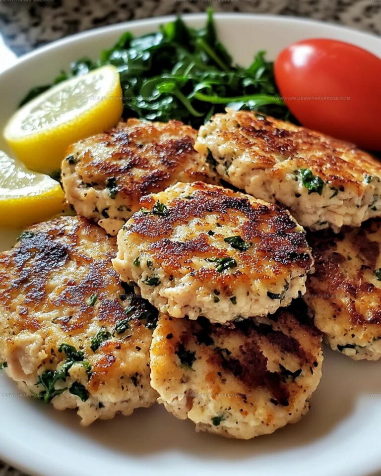 Mediterranean-Herb Mediterranean Chicken Patties Recipe