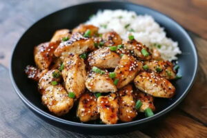 Pepper Crusted Garlic Black Pepper Chicken Recipe
