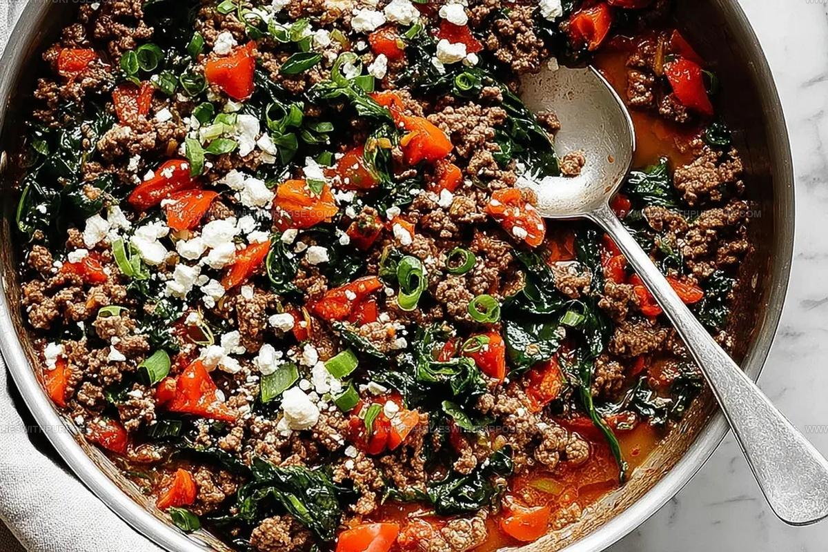 Mediterranean-Inspired Mediterranean Ground Beef Stir Fry Recipe
