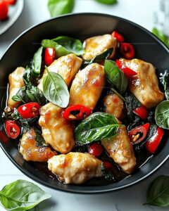 Thai Street Style Basil Chicken Recipe