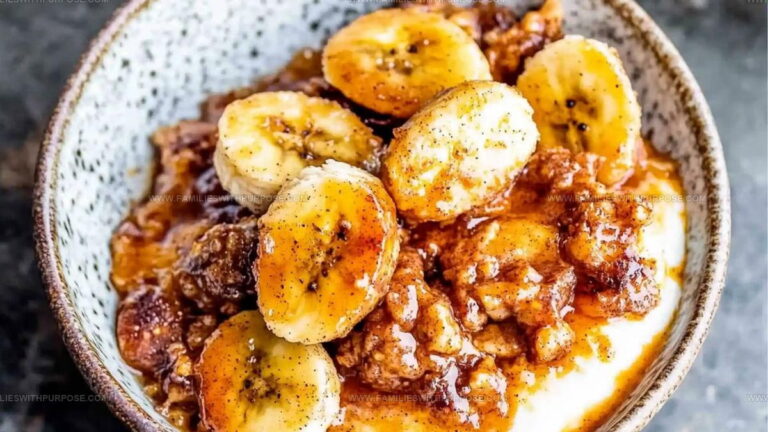 Caramelized Pan Fried Cinnamon Bananas Recipe