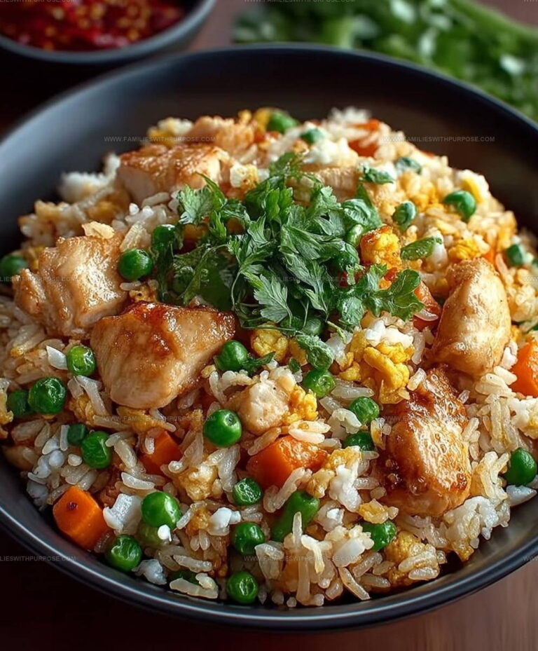 Garlic Chicken Fried Rice Recipe