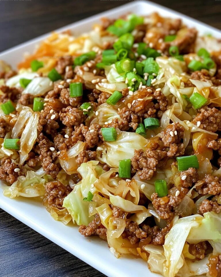 Chinese Ground Beef And Cabbage Stir Fry Recipe