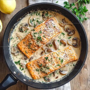 Salmon Mushroom Recipe